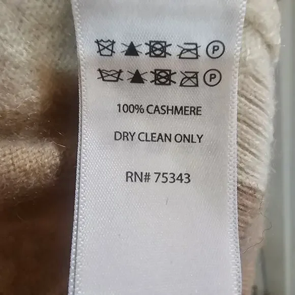 Christian Siriano 100% Cashmere Colorblock Sweater XS - Picture 3 of 8